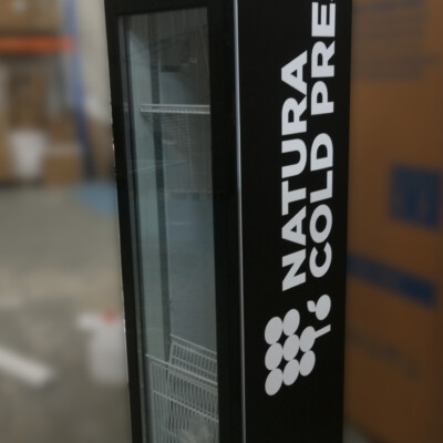 Branding lodówek Natura Cold Press identyfikacja wizualna marka